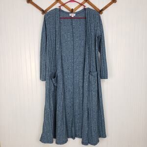 Lulaore Sarah Long Sleeve Cardigan Blue Size Small